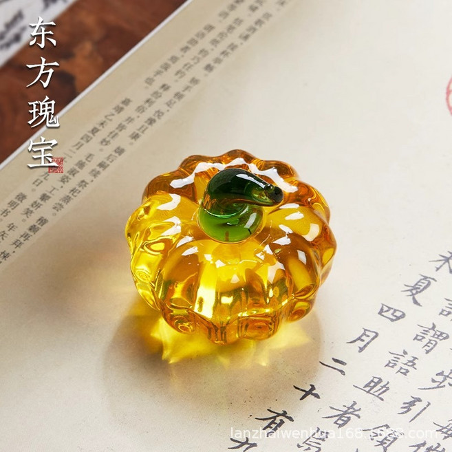 [리리즈] 문진호박 책갈피 서예 독서 책누름 인테리어 장식 독서 필사 종이누름, 1개