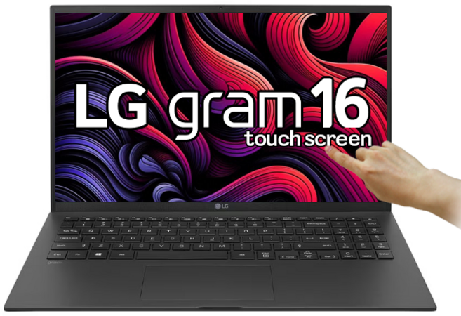 LG전자 그램 16인치 360도 터치 코어i7 인텔13세대 램 32GB DDR5 용량 1TB 윈도우11 홈 gram 노트북, 16T90R-K.ADB9U1(한글각인키보드), WIN11 Home, 블랙