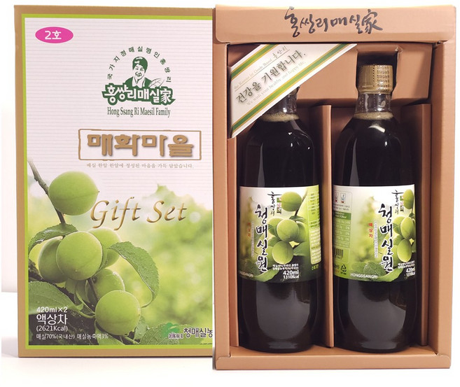 매실명인 홍쌍리 선물세트, 1세트, 840ml