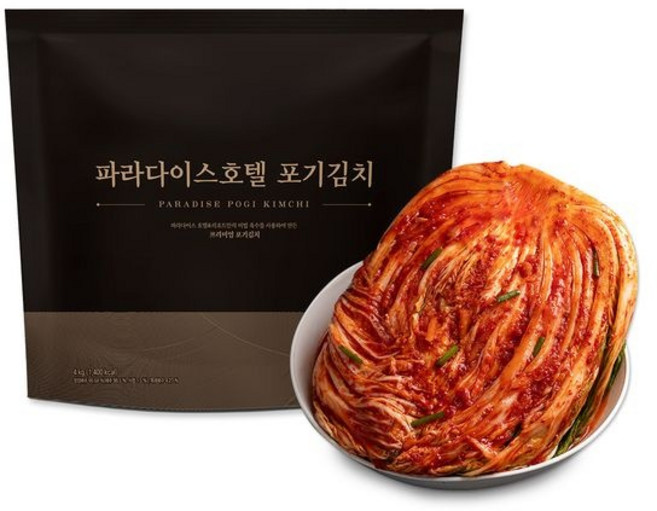 (매장정품) 신세계푸드 []파라다이스호텔 포기김치4kg 235122, 4kg, 1