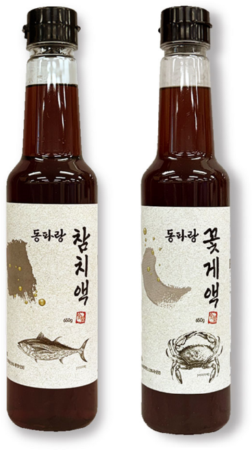 동파랑 참치액 650g + 꽃게액 650g, 1세트, 1.3kg