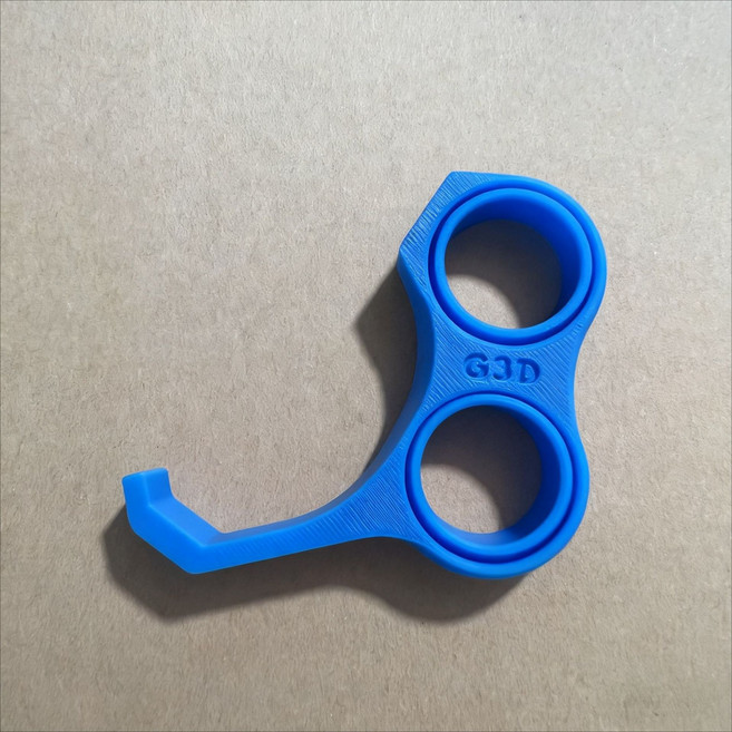 손가락통증 완화 폰 그립 거치대 그랩, 1개, 파랑