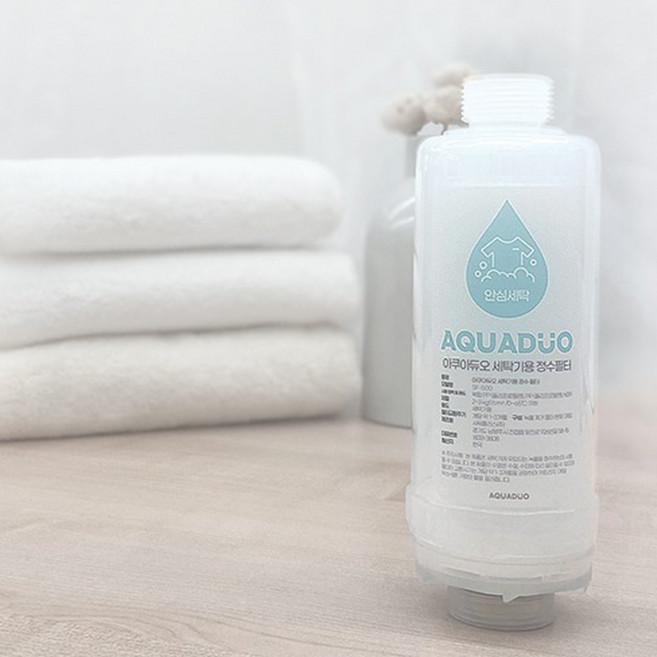 아쿠아듀오 녹물제거 세탁기용 정수 필터 SF-500드럼&신형통돌이형, 아쿠아듀오 녹물제거 세탁기용 정수 필터 SF-500(드, 1개