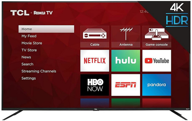 TCL 55S425 55인치 4K 스마트 LED Roku TV (2019)