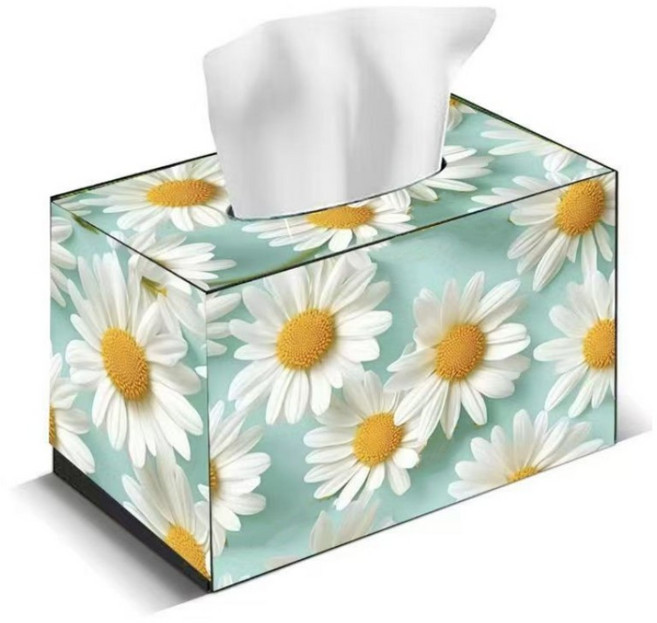 호우맘 보석십자수 휴지케이스 취미 각티슈케이스 집들이선물, 1개, HM-16 데이지