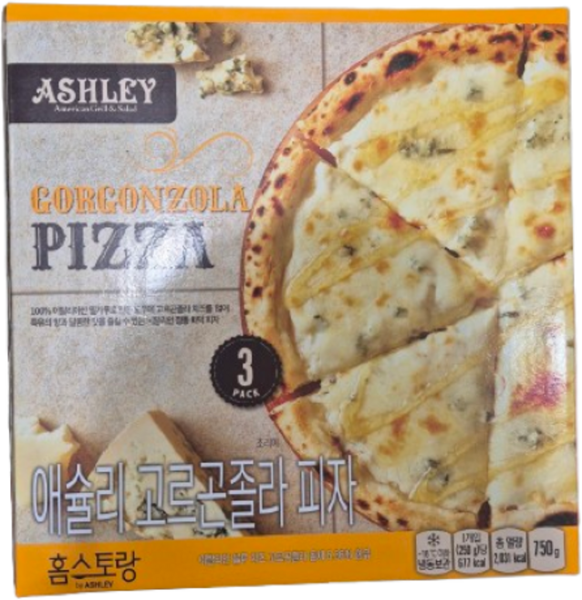 애슐리 고르곤졸라 화덕피자 250gx3 코스트코 간편, 250g, 3개