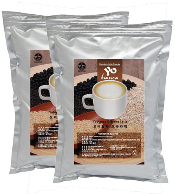 젤스타 요비앙카 오곡 라떼 파우더 500g 2개세트, 2개