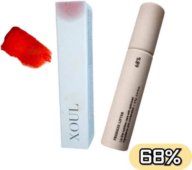 입술라인 지속력유지 워터프루프 필오프립 입술타투 립라인교정 립라이너 립타투, 1개, 4.5g, 68% (톤다운 레드) - 쿠팡