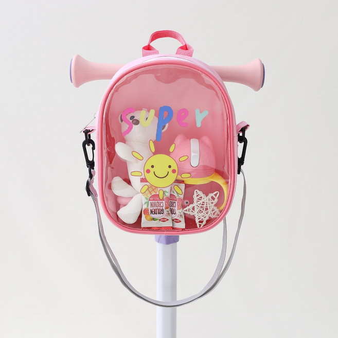 블랙체리 아동용 킥보드 가방 백팩 다용도 비치백 크로스 가방