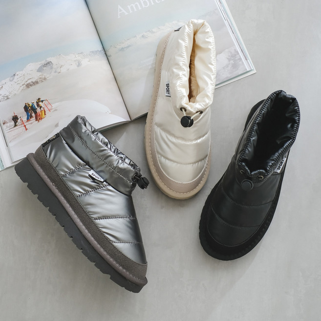 ANK 3361 로데님 스토퍼 방한화 패딩부츠 앵클부츠 여성패션부츠