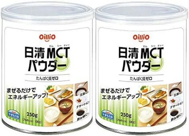 닛신 MCT 파우더 250g 2캔 세트, 2개 - 쿠팡