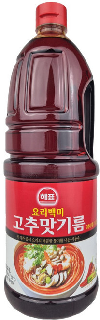 해표 요리백미 고추맛기름, 1.8L, 1개
