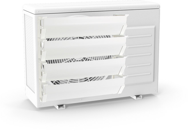 에어컨 실외기 바람막이 알만 딸깍커버 에어가이드 (사이즈:중)