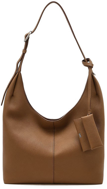 [국내매장] 닥스 DCBA6F110W2 [강남 단독][ABERDEEN] 브라운 천연가죽 호보 숄더백