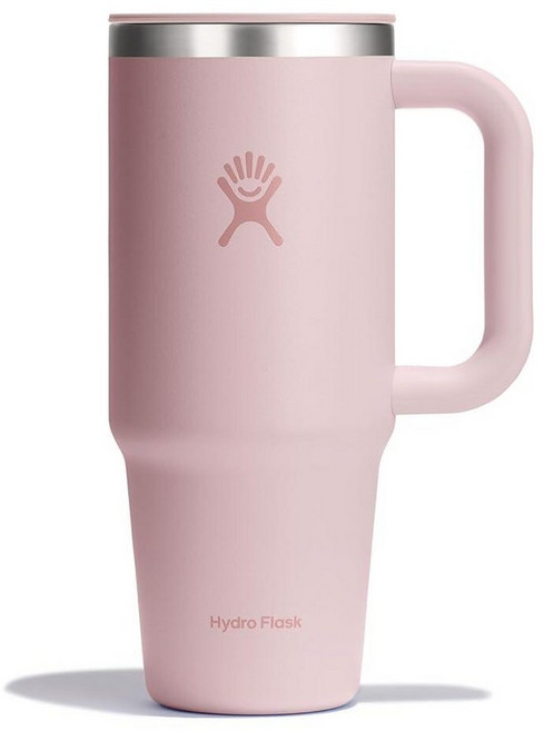 Hydro Flask 커피 여행용 텀블러 머그 - 단열 스테인리스 스틸 누출 방지 핫 & 아이스 커피 컵 680.4g24온스 비치플럼 퍼플, TRILLIUM