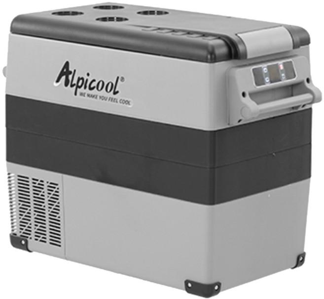 [공식수입/공식A/S점] 알피쿨 캠핑용 냉장고 55리터 KRCF55, 그레이