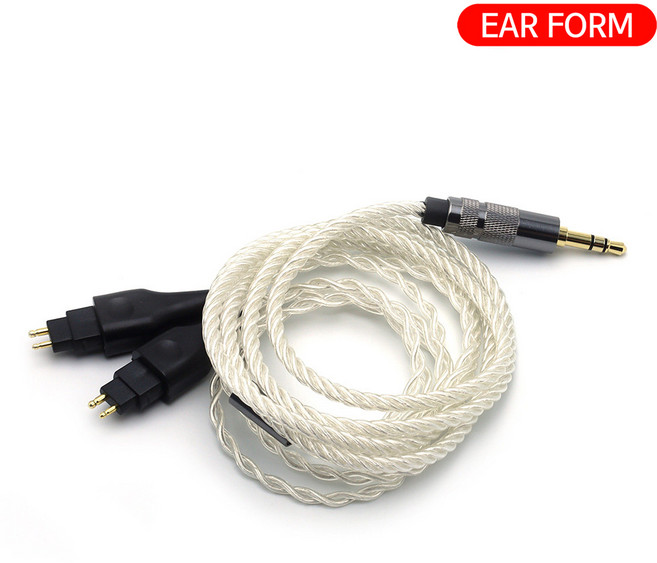 젠하이저 호환 HD600 HD650 HD600 HD580 은도금 케이블 커스텀 선, (3.5mm) J040