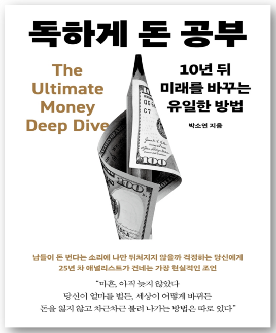 9위 - 독하게 돈 공부 : 10년 뒤 미래를 바꾸는 유일한 방법 - 박소연 저자(글) - 씨엔케이플러스