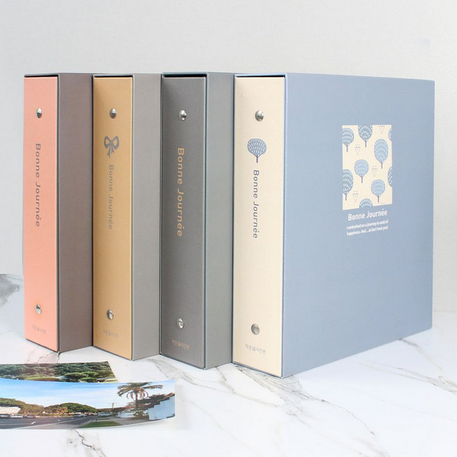 비팬시 접착식 중형사진앨범