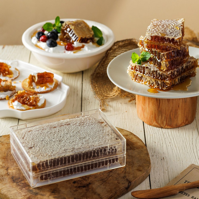 호아비 천연 벌집꿀 500g, 3개