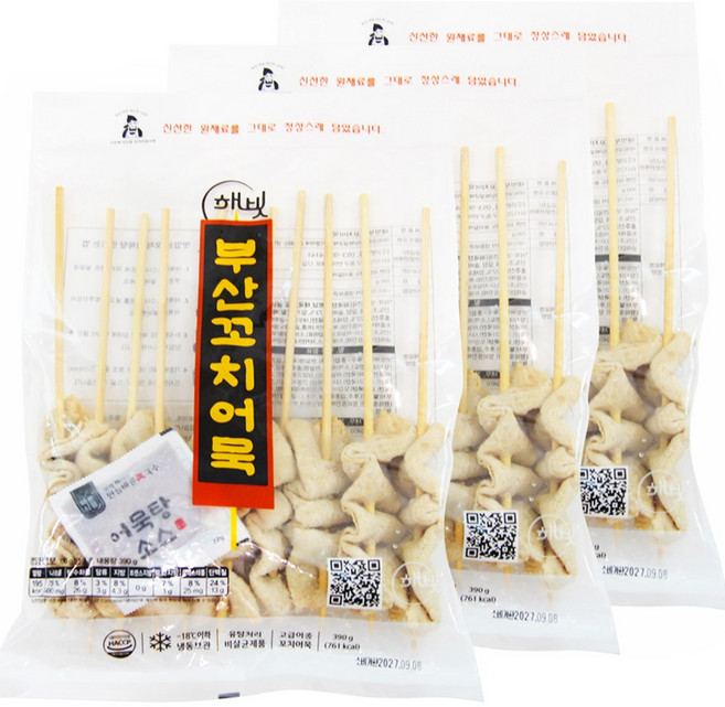 해빗꼬치어묵30꼬치+가쓰오소스3봉/연육78%, 1개, 1.17kg