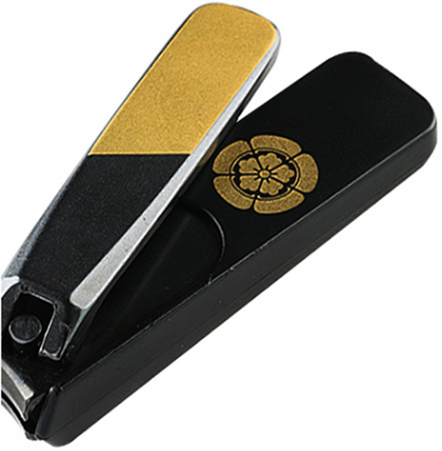 뛰어난 절삭력 오래쓰는 일제 프리미엄 블랙 손톱깎이 손톱깍이 튀김방지케이스 흑색, 1개