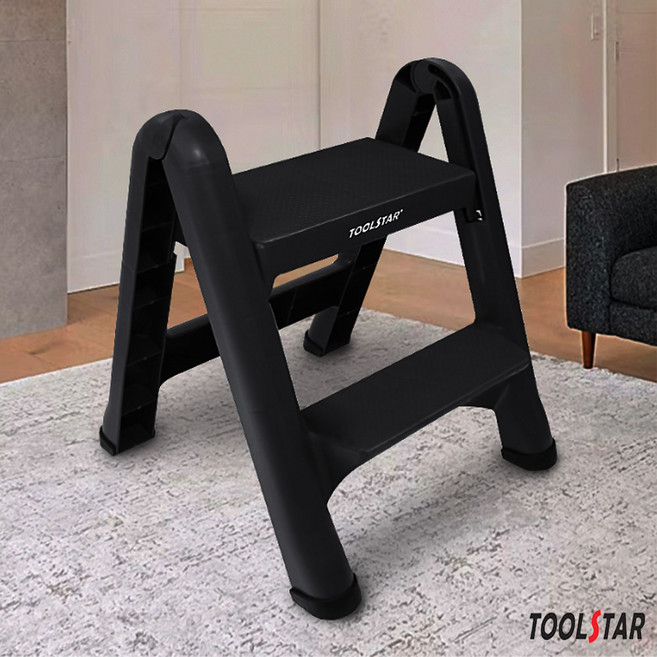 툴스타 2단 디딤대 접이식 사다리 발받침대 TS-SS-2S, 1개