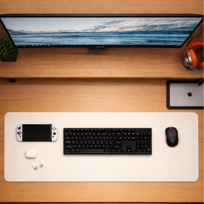 모아노아 미끄럼방지 생활방수 장패드, 1개, 아이보리