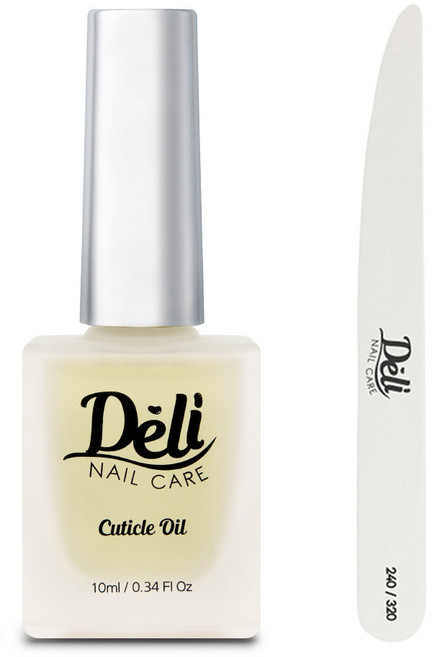 델리뷰티 큐티클 보습 케어 세트(큐티클오일+피니쉬오일파일), 1세트