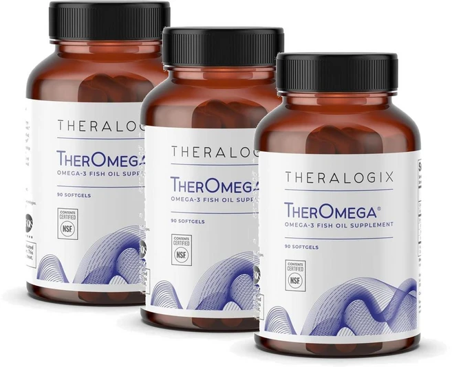 테라로직스 오메가3 피쉬 오일 소프트젤 Theralogix TherOmega, 3개, 90정 - 쿠팡