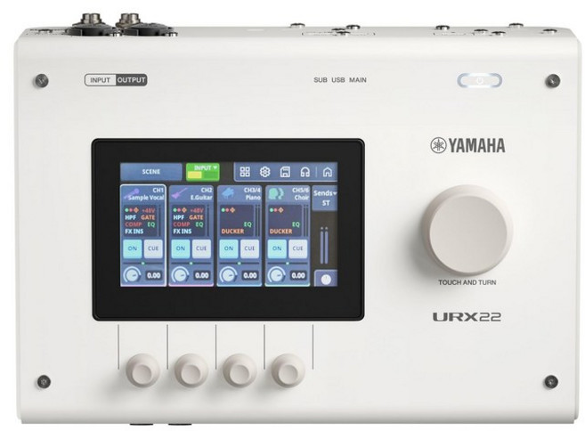 야마하 YAMAHA USB-C 오디오 인터페이스 32bit192kHz 4인2아웃 URX22 W