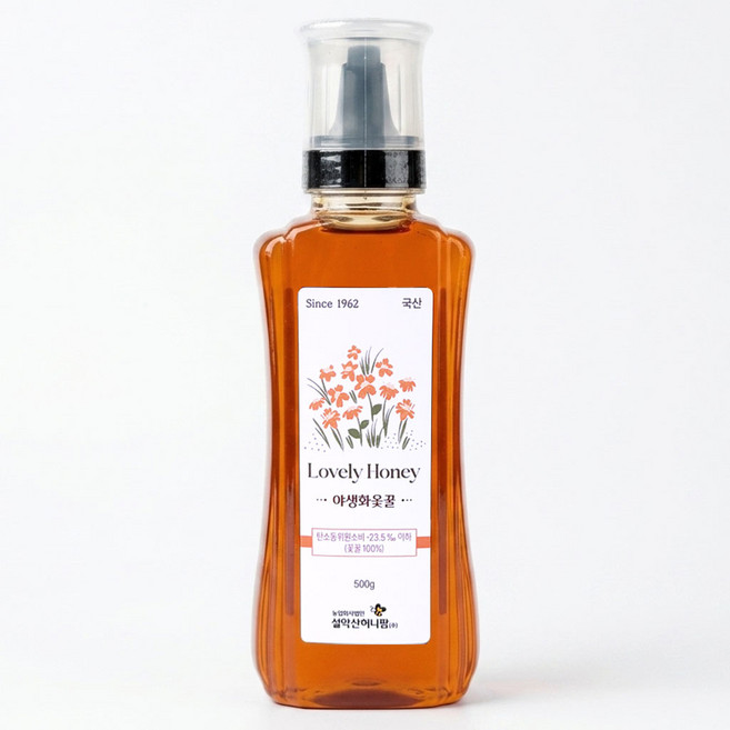 설악산허니팜 자연벌꿀 야생화옻꿀, 500g, 1개