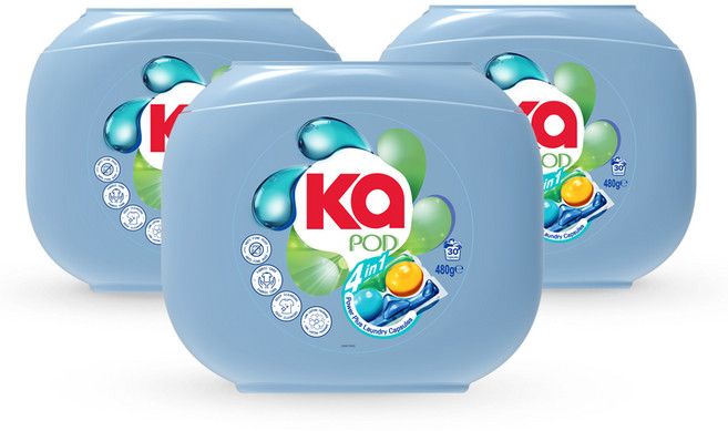 카포드 듀얼코어 캡슐세제 파워플러스 30개입, 3개