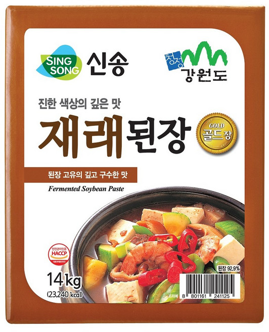 강원도재래된장 신송 14KG, 1개