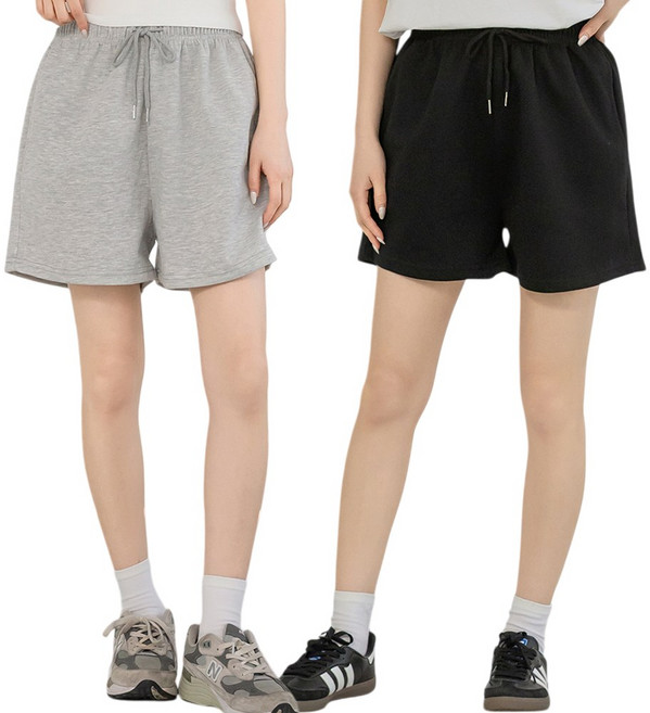 오베로 여성 밴딩 반바지 2종 세트