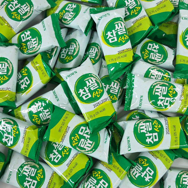 크라운 참쌀선과 유치원 어린이집 학원 대용량 간식, 5.75g, 130개