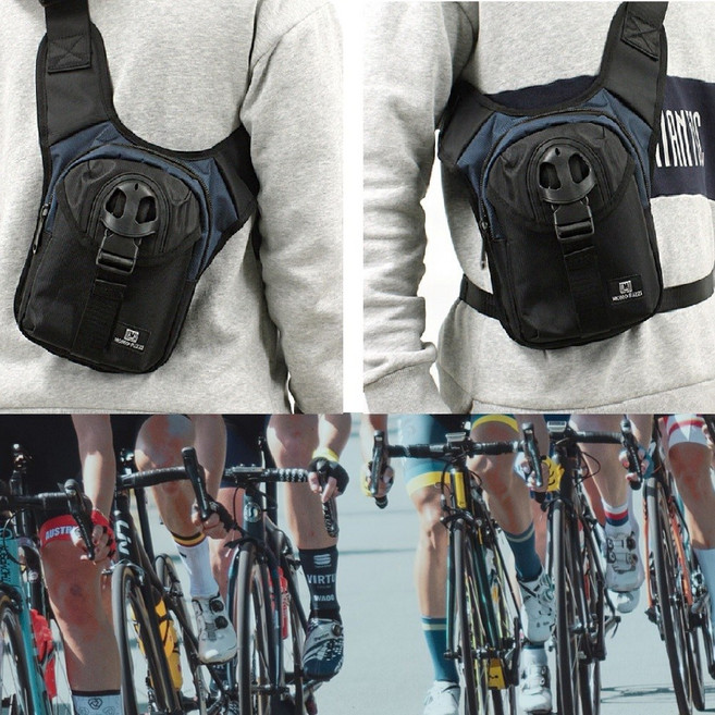 핸드폰 소지품 수납 착붙는 자전거 라이딩 백팩 어깨편한 남성가방 경량배낭 수납력 가성비 추천, 블루, 블루, 1개