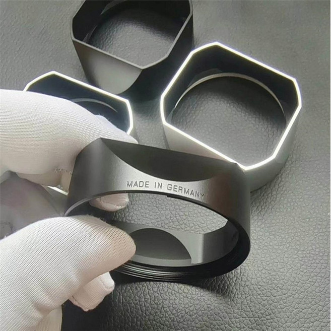 라이카 Leica 렌즈후드 카메라 커버 금속, 블랙(Q3/Q2/Q116) 사각, 1개