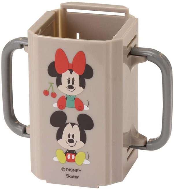 스케이터 프렌즈 접이식 슬림 팩음료 유아컵홀더, 미키 앤 미니, 1개