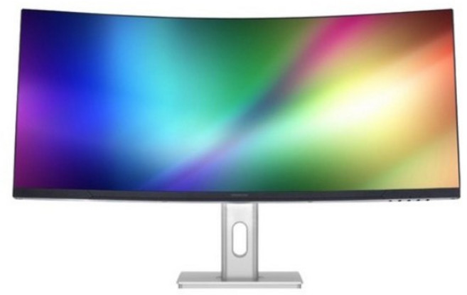 크로스오버 WQHD 리얼 165 울트라와이드 멀티스탠드 무결점 커브드 모니터, 86.42cm, (무결점)34WP165 34인치