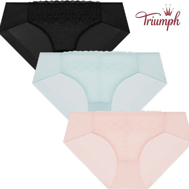 트라이엄프 TRIUMPH 컵레이스 햄라인 팬티 3컬러 택1 TEWBP261 488976