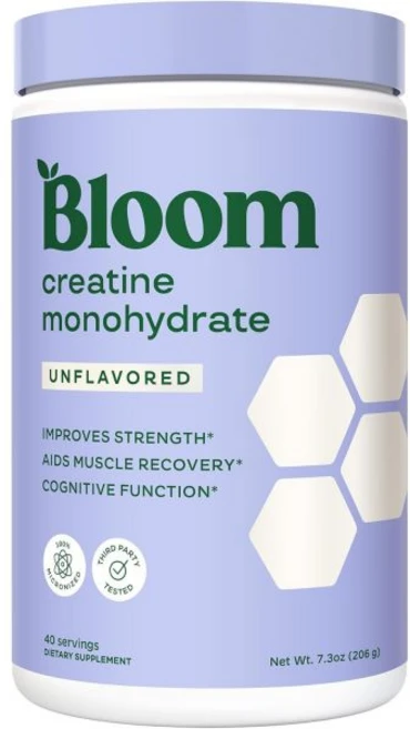 Bloom Nutrition Creatine Monohydrate Powder 5g 미분화 Creatine per Serving Supports Muscle Recovery, 206g, 1개 - 쿠팡