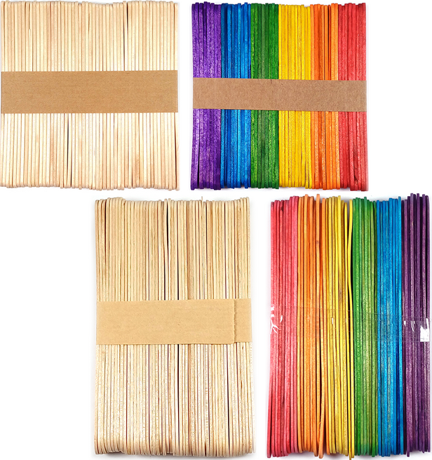 하드바 하드스틱 아이스크림막대 50개입, 1개, 1. 나무색 소 50개입