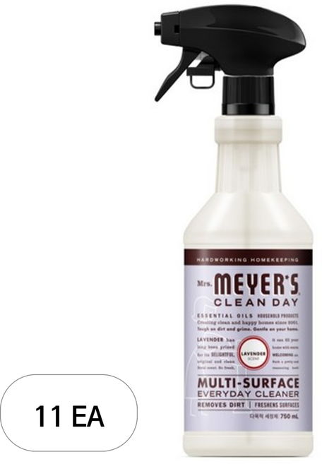 미세스마이어스클린데이 다목적 세정제 라벤더향, 11개, 750ml