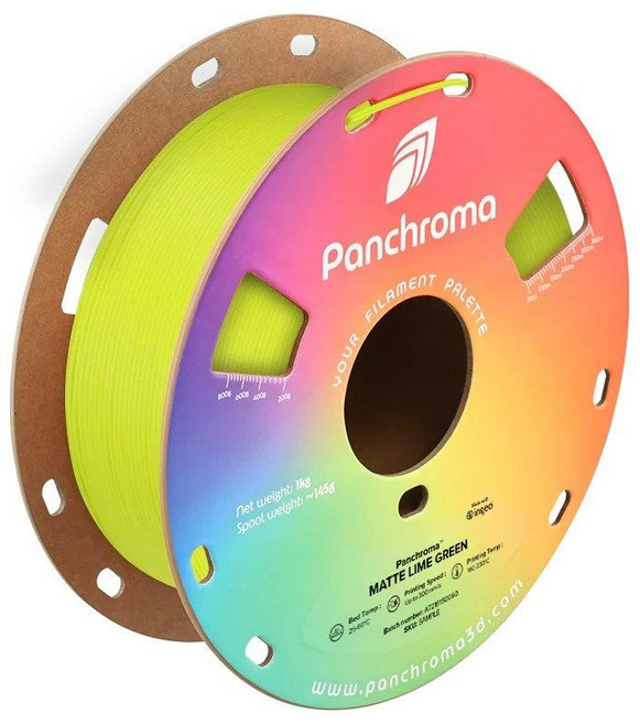 Polymaker PolyTerra PLA Panchroma Matte 필라멘트 1.75mm1kg 무광택 프린팅, Lime Green