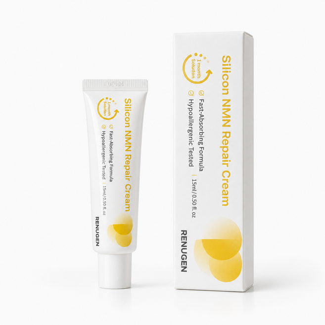 [병원 입점] 리누젠 실리콘 NMN 리페어 크림 | 제왕절개 여드름 색소침착 | Silicon Scar Cream | 흉터연고 | 재생 크림 연고 | NMN | 수술 흉터 켈로이드, 1개, 15g