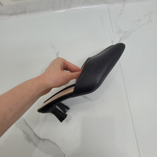 클레오 V라인 스틸레토 뮬힐 (5cm 3color)