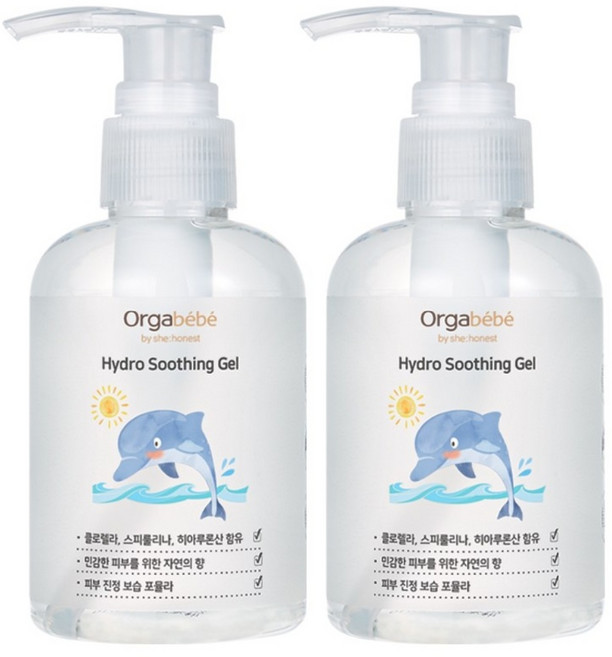 오가베베 하이드로 아기 수딩젤, 150ml, 2개