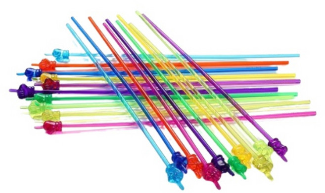 다파요몰 소프트 손가락지시봉 핸드 포인터 스틱, 투명(색상랜덤), 10개