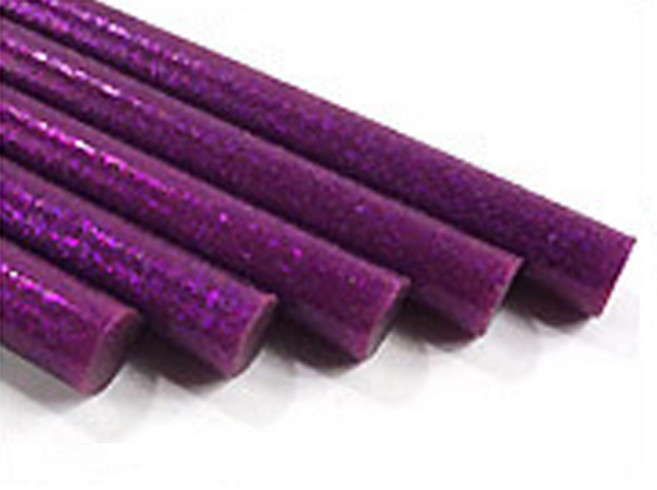 컬러 글루건심 핫멜트 칼라글루 11mm 펄퍼플, 15개